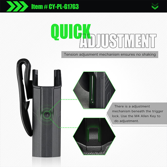 R-DEFENDER Holster – OWB Paddle Holster – Bild 3